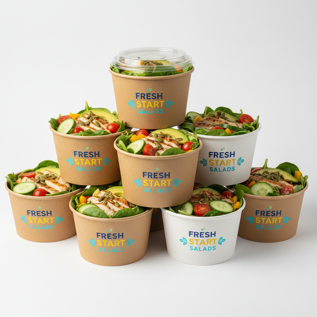 Custom Paper Bowl Containers Wholesale: Printing Options, Specs & Ordering Tips