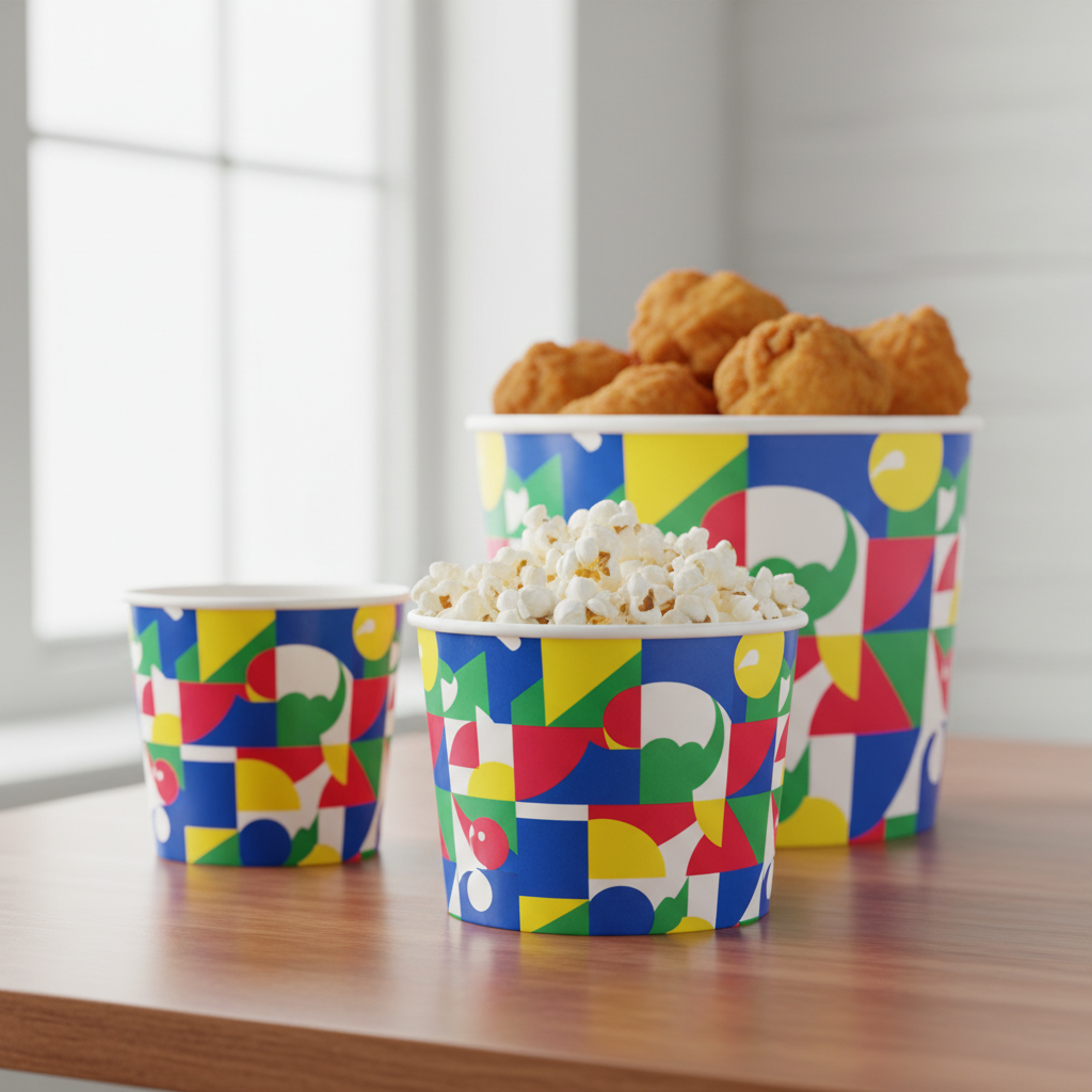 Custom Paper Food Buckets Wholesale: Printing Options, Specs & Ordering Tips