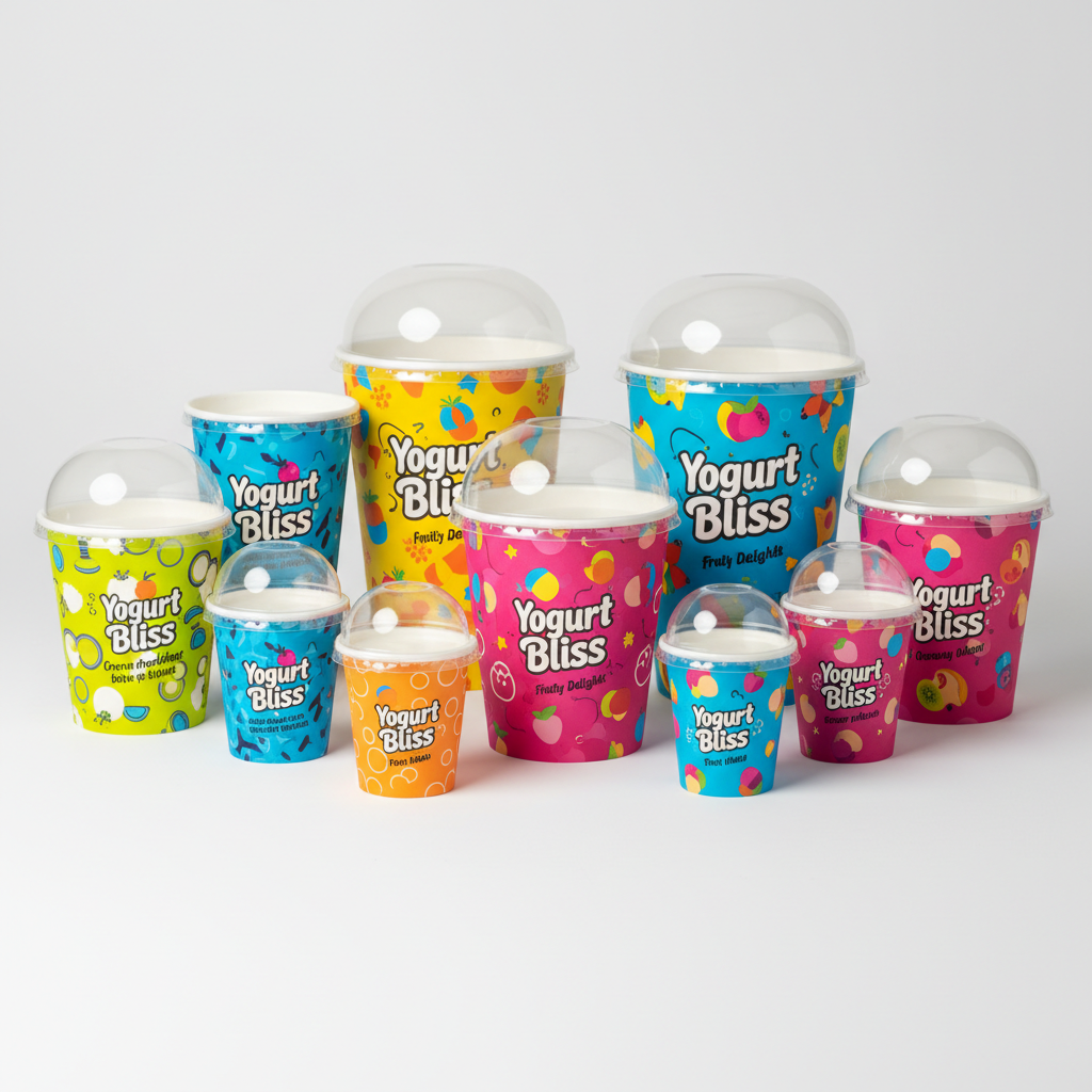 Custom Yogurt Containers Wholesale: Printing Options, Specs & Ordering Tips