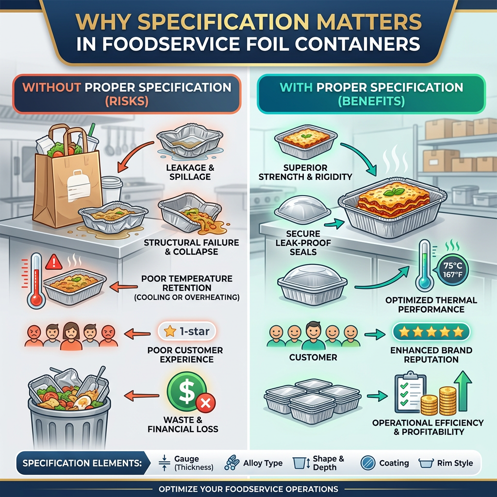 Why Specification Matters in Foodservice Foil Containers