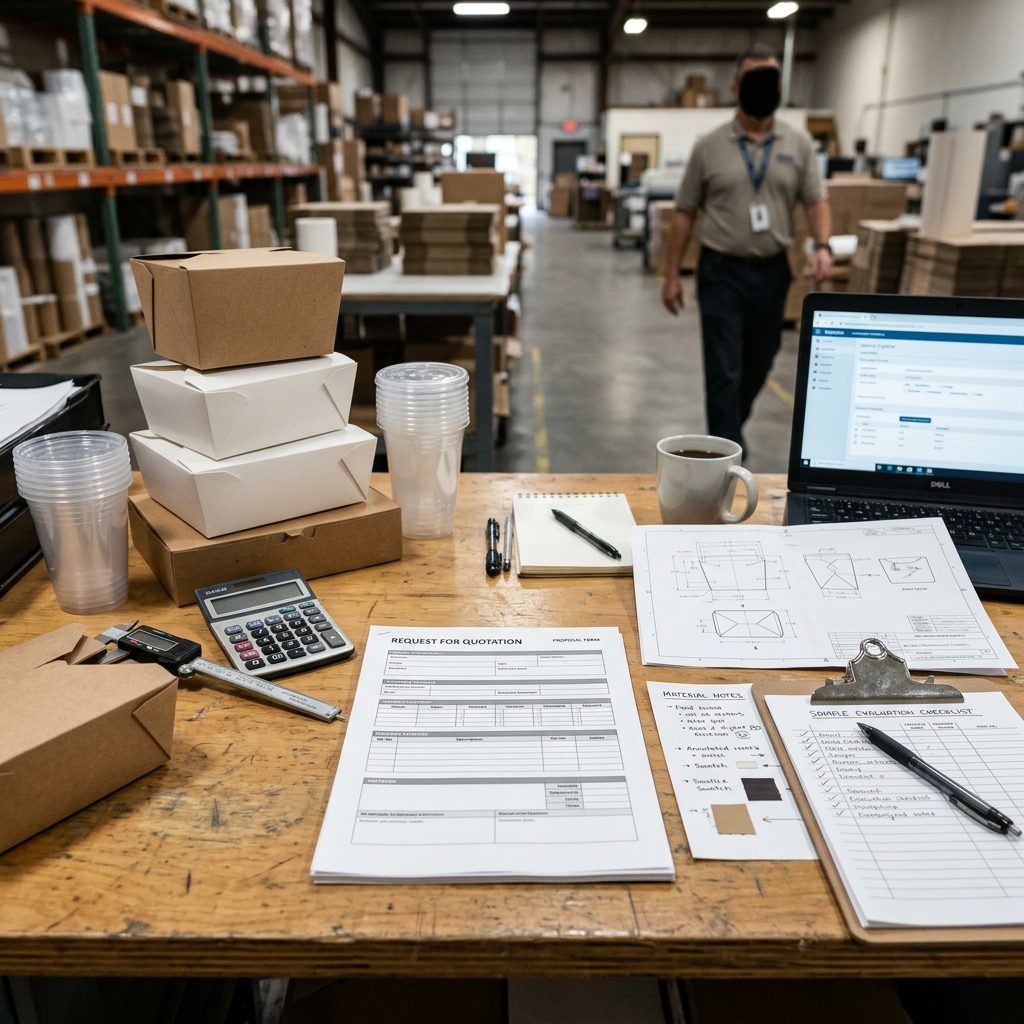 Standardized RFQ specification for custom food packaging