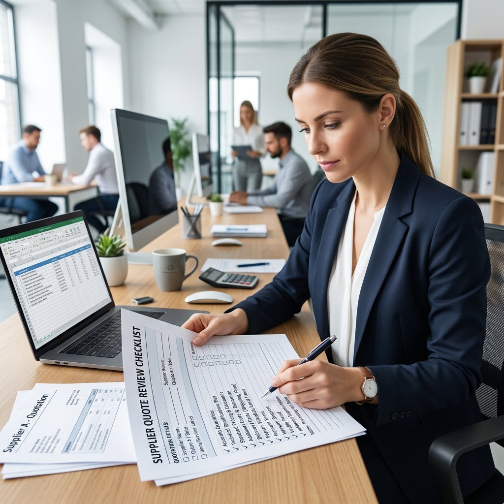 Use a Supplier Quote Review Checklist