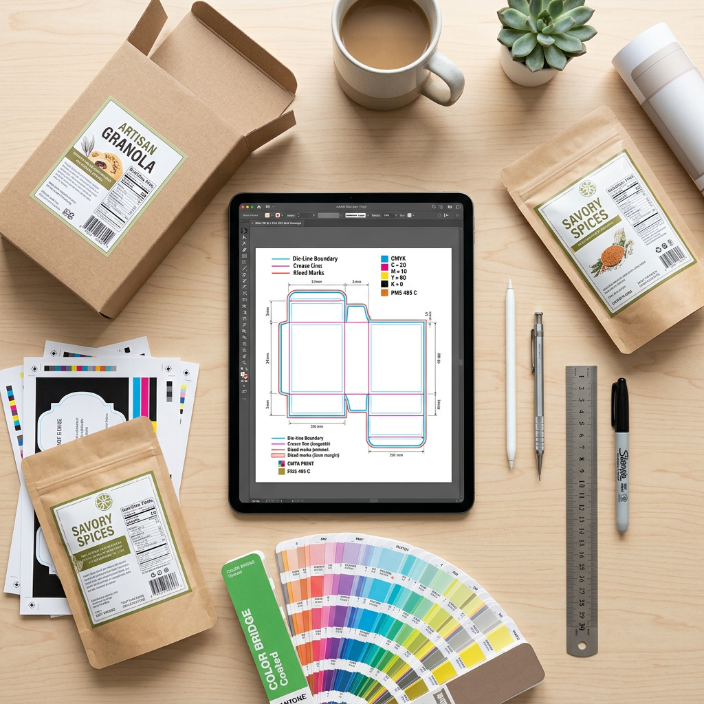 What Are the Main Custom Food Packaging Artwork Requirements?