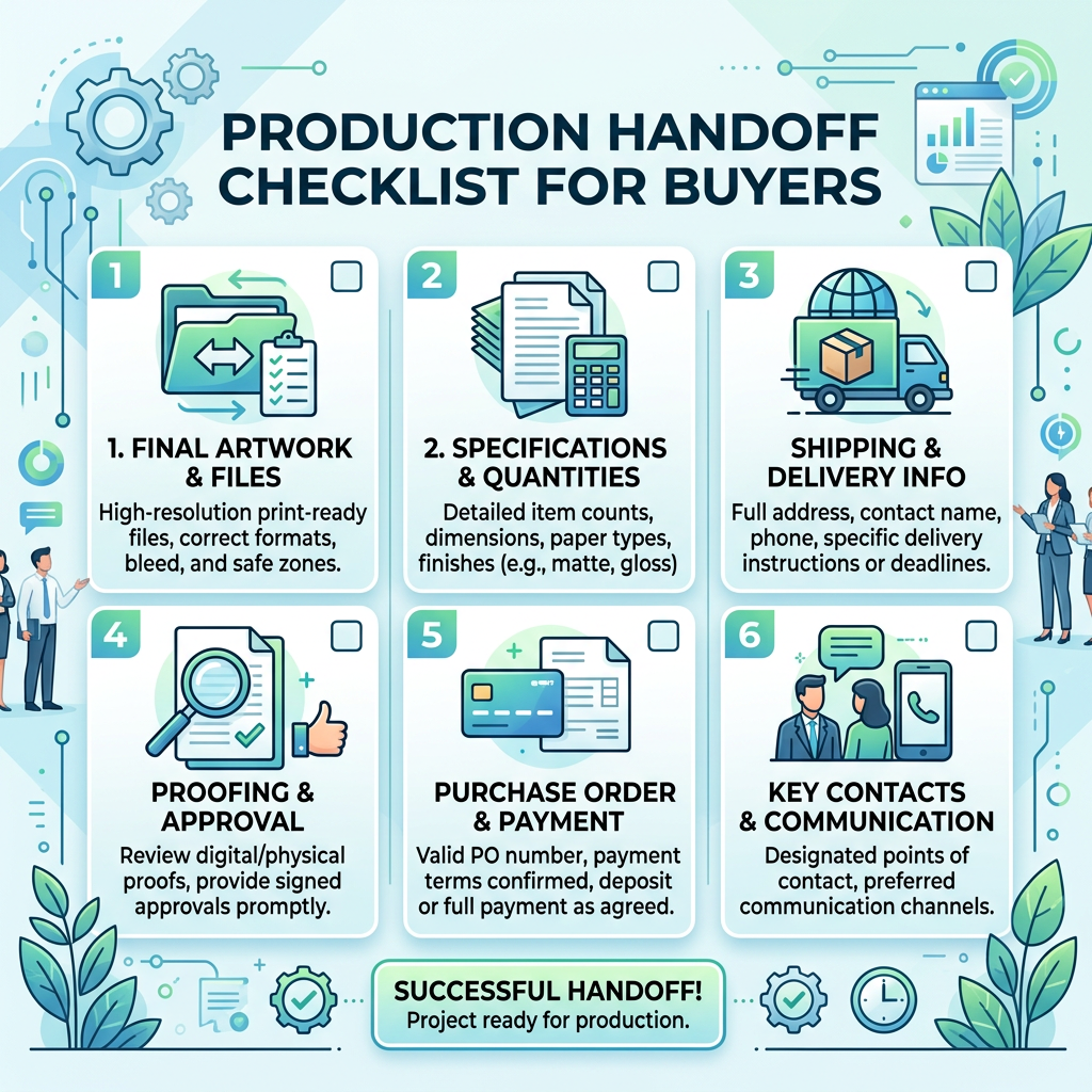 Production Handoff Checklist for Buyers