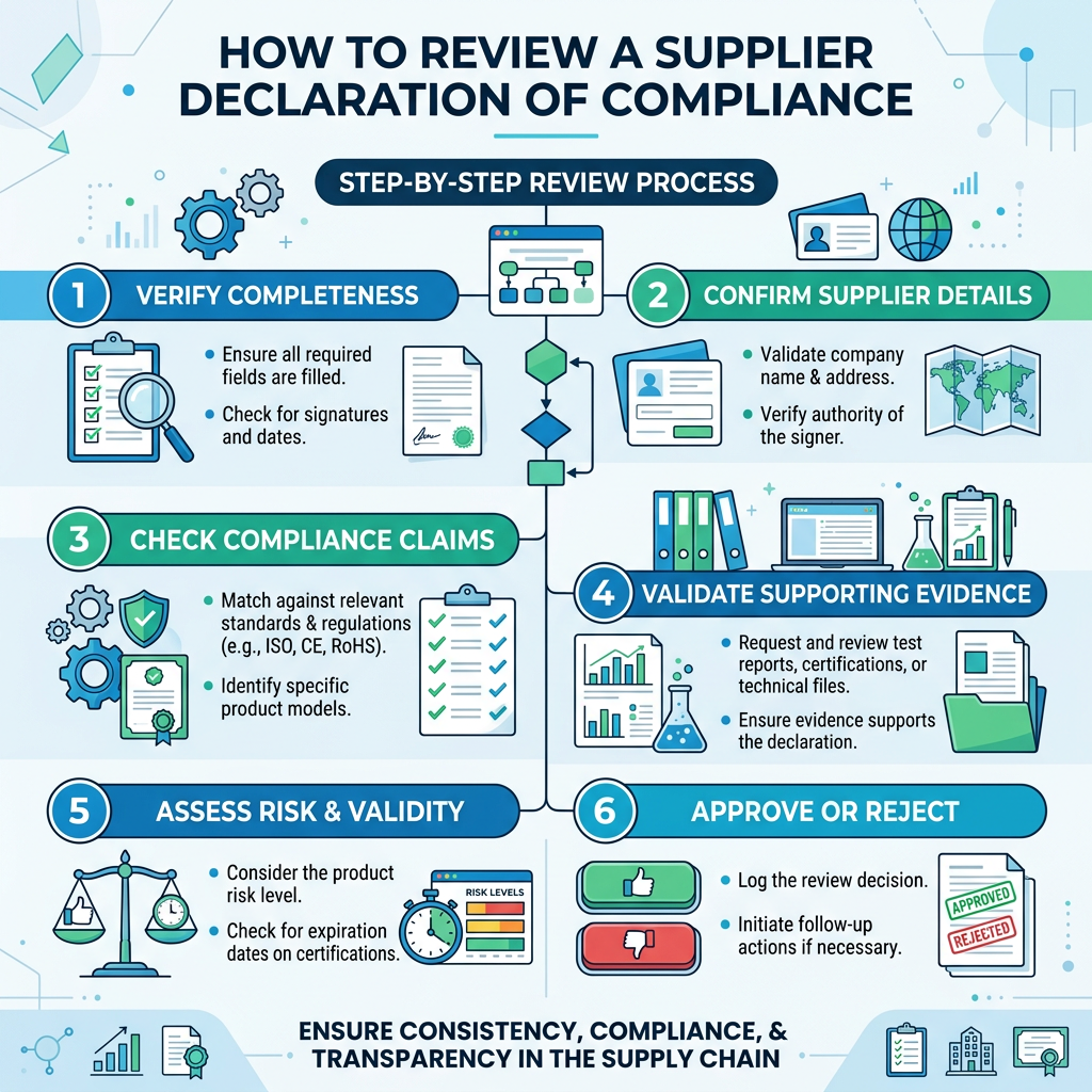 How to Review a Supplier Declaration of Compliance