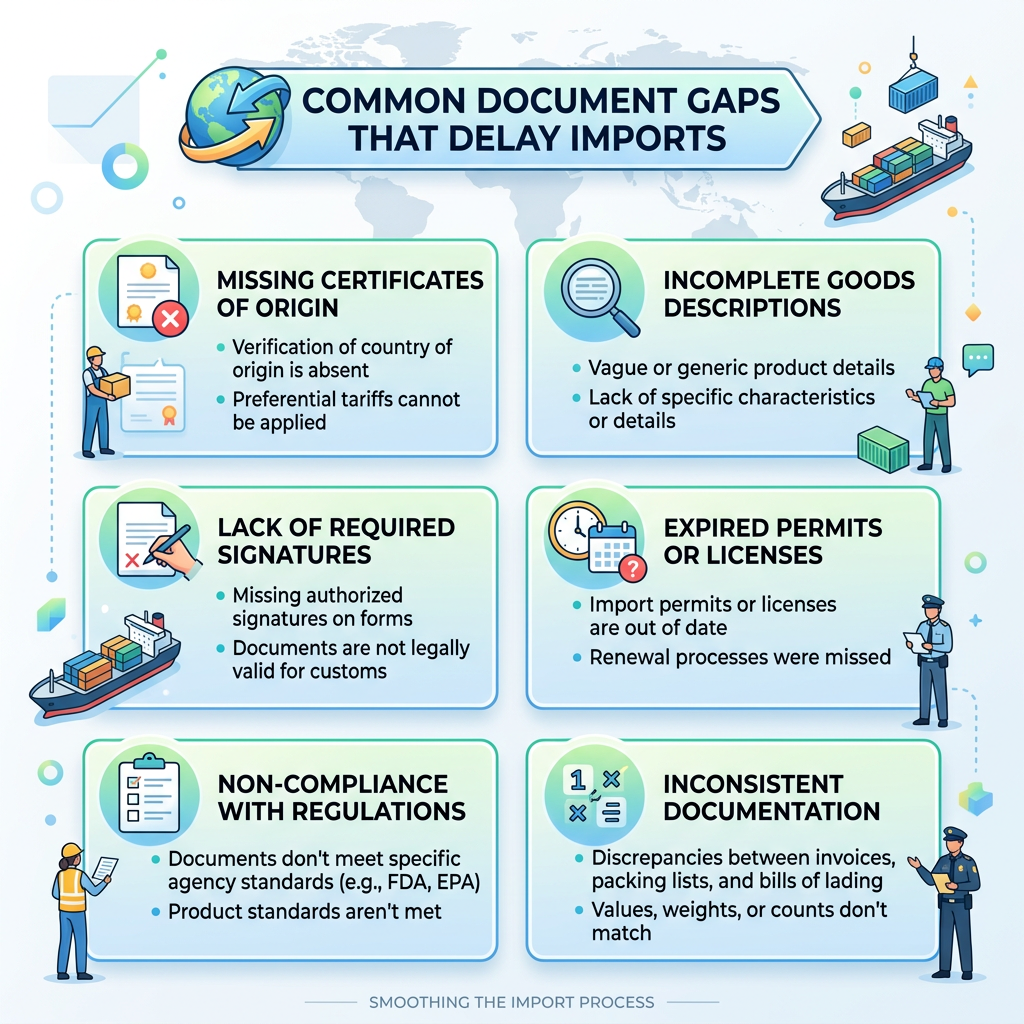 Common Document Gaps That Delay Imports