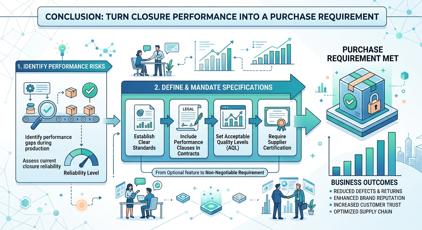 Conclusion: Turn Closure Performance into a Purchase Requirement
