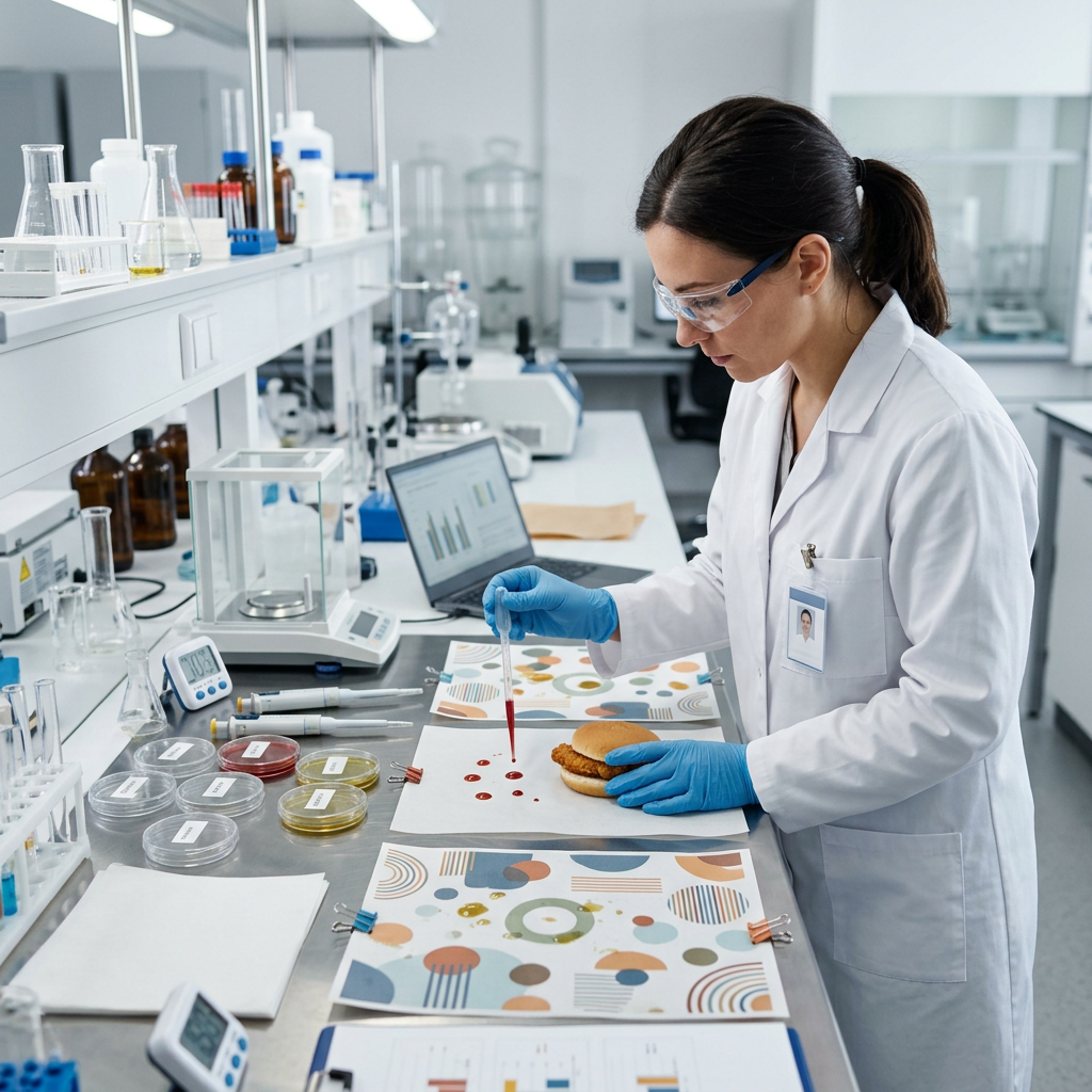 Testing oil and moisture resistance of greaseproof food packaging