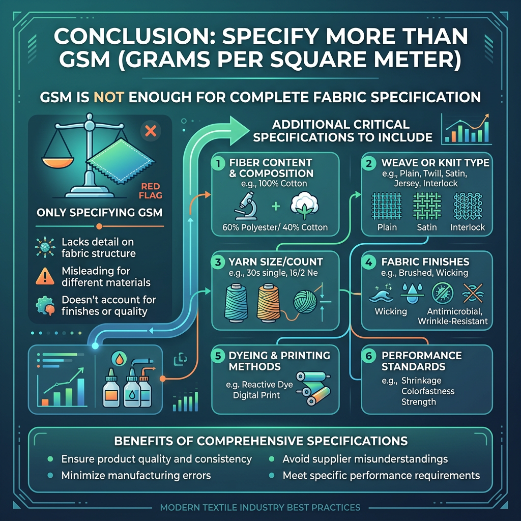 Conclusion: Specify More Than GSM