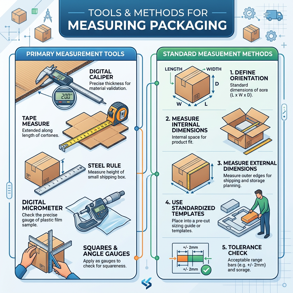 Tools and Method for Measuring Packaging