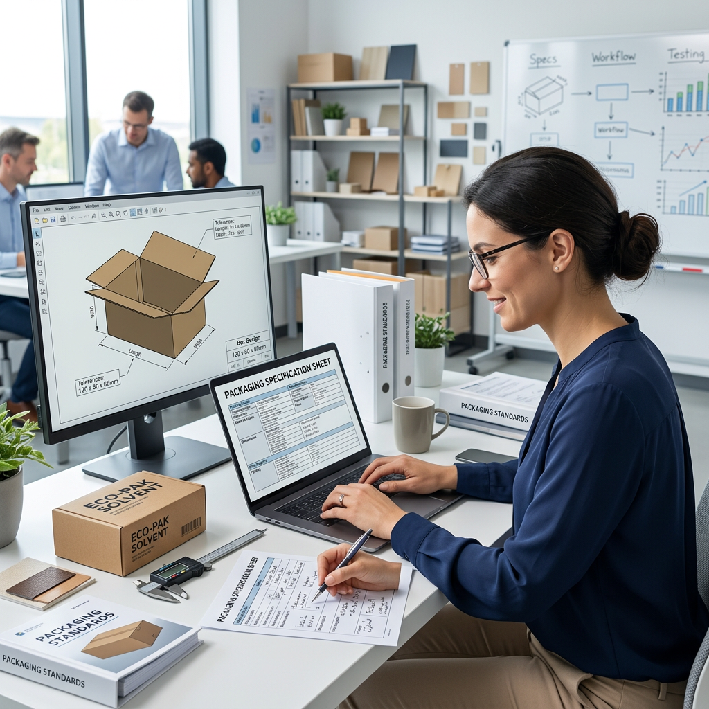 Prepare a Packaging Specification Sheet