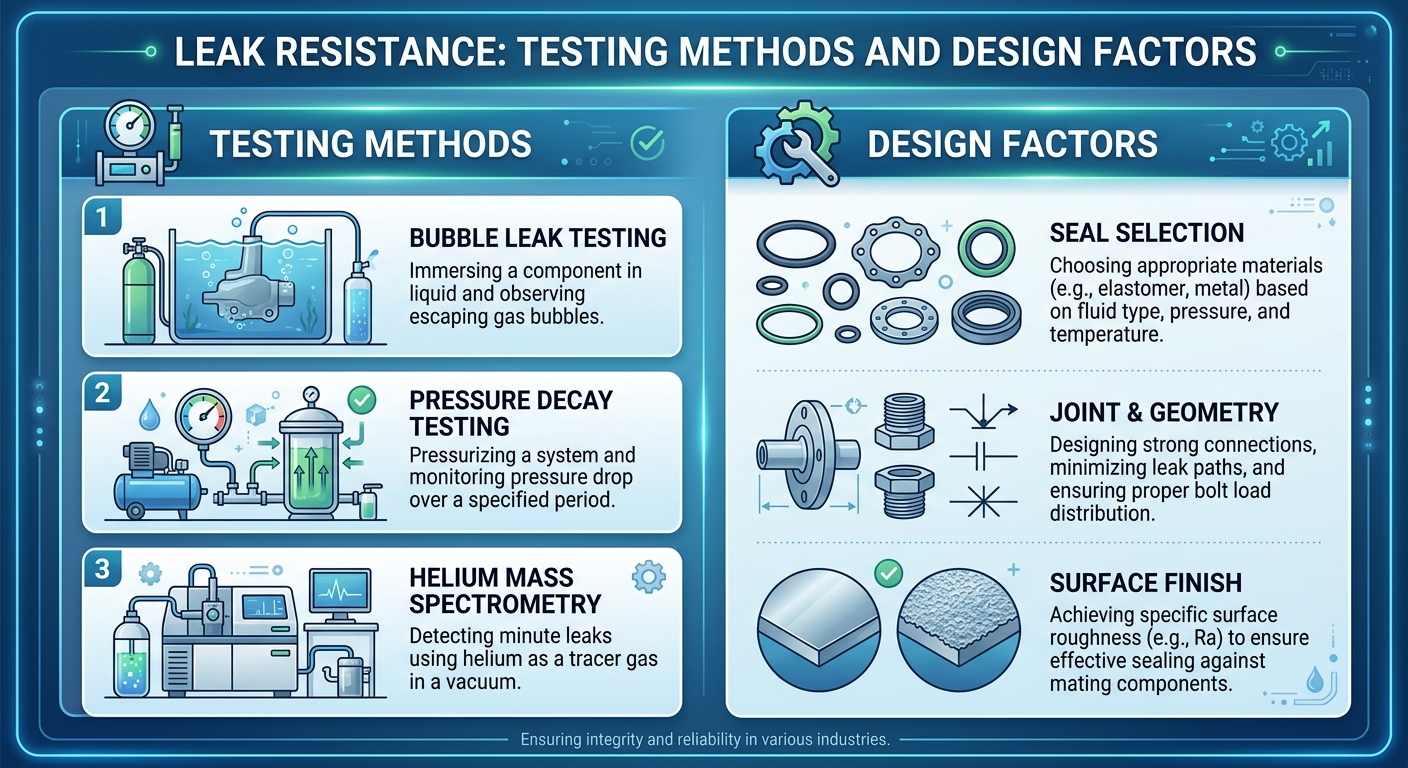 Leak Resistance: Testing Methods and Design Factors