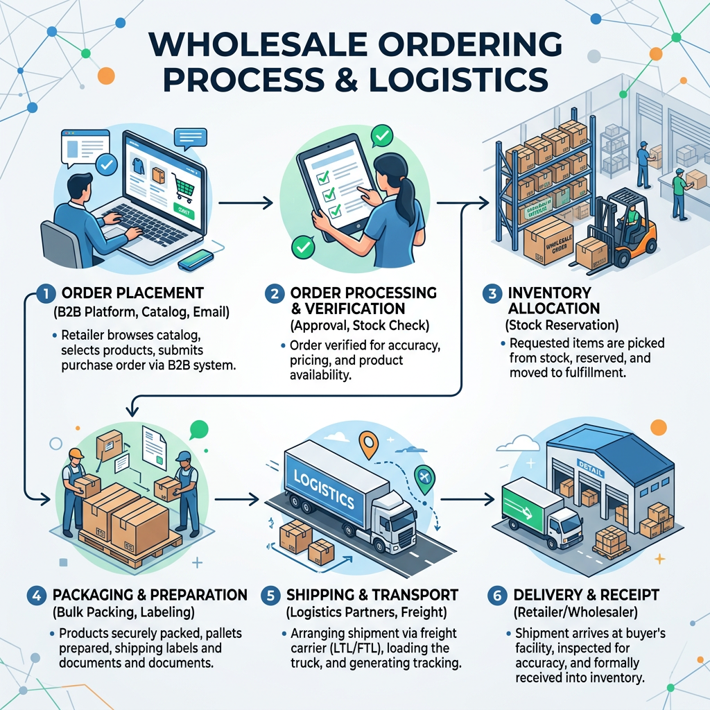 Wholesale Ordering Process and Logistics