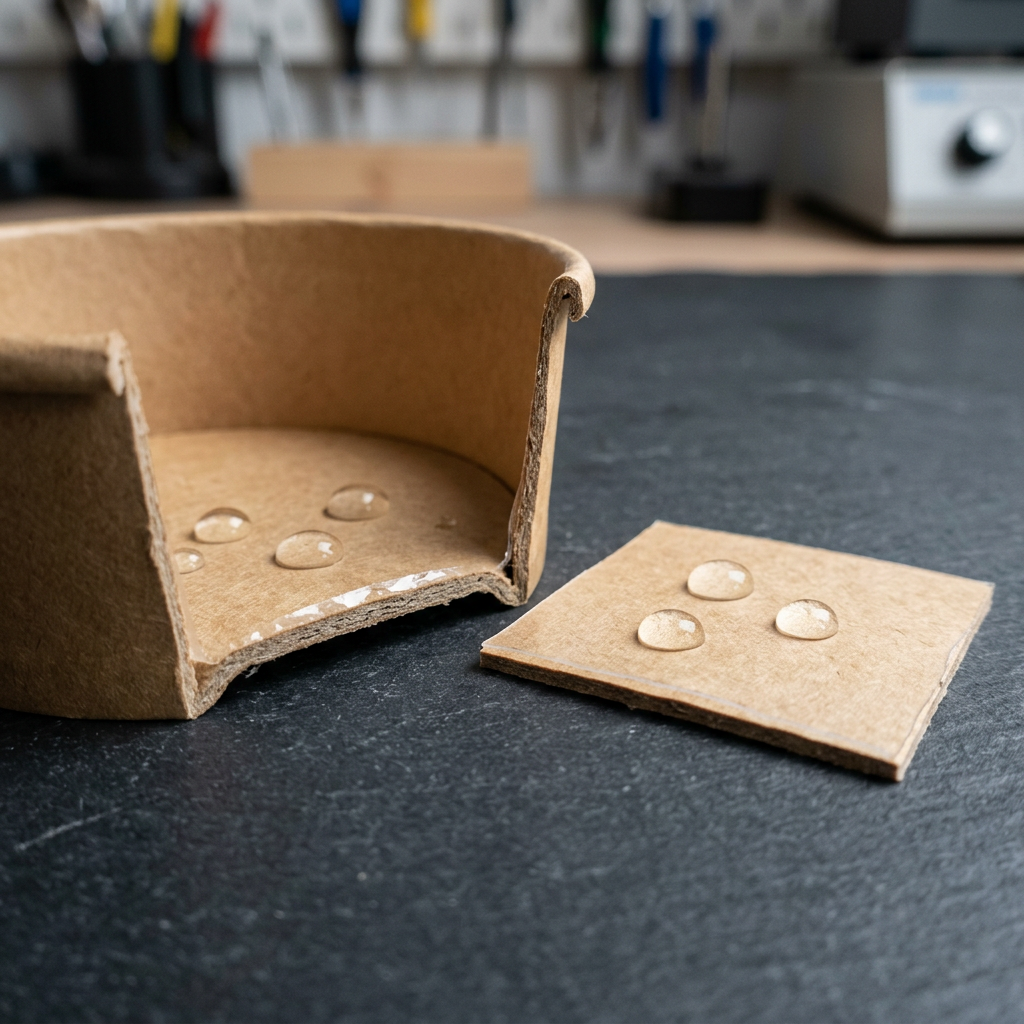 PE-coated paper used for moisture-resistant food packaging