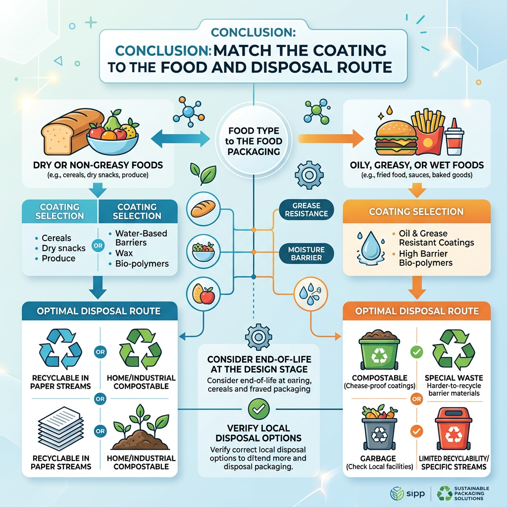 Conclusion: Match the Coating to the Food and Disposal Route