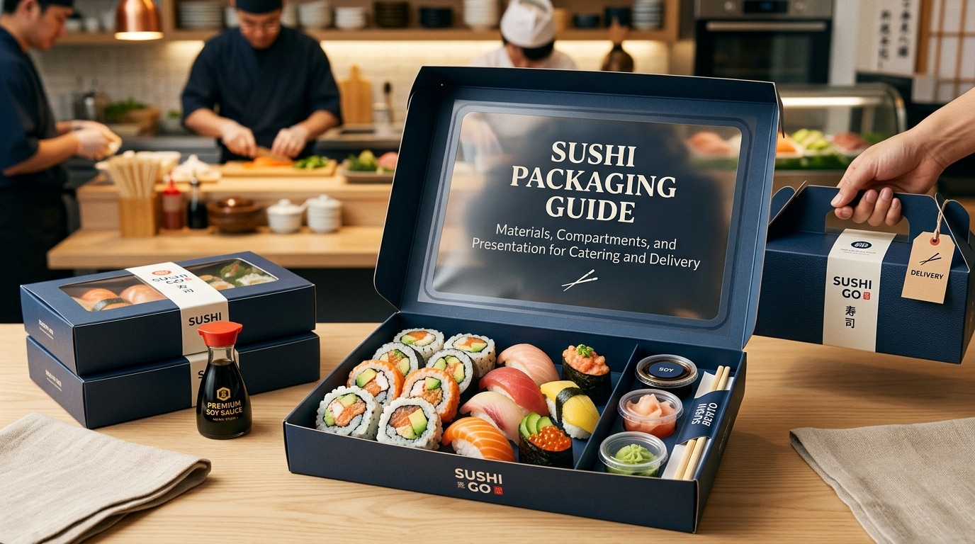 Sushi Packaging Guide: Materials, Compartments, and Presentation for Catering and Delivery