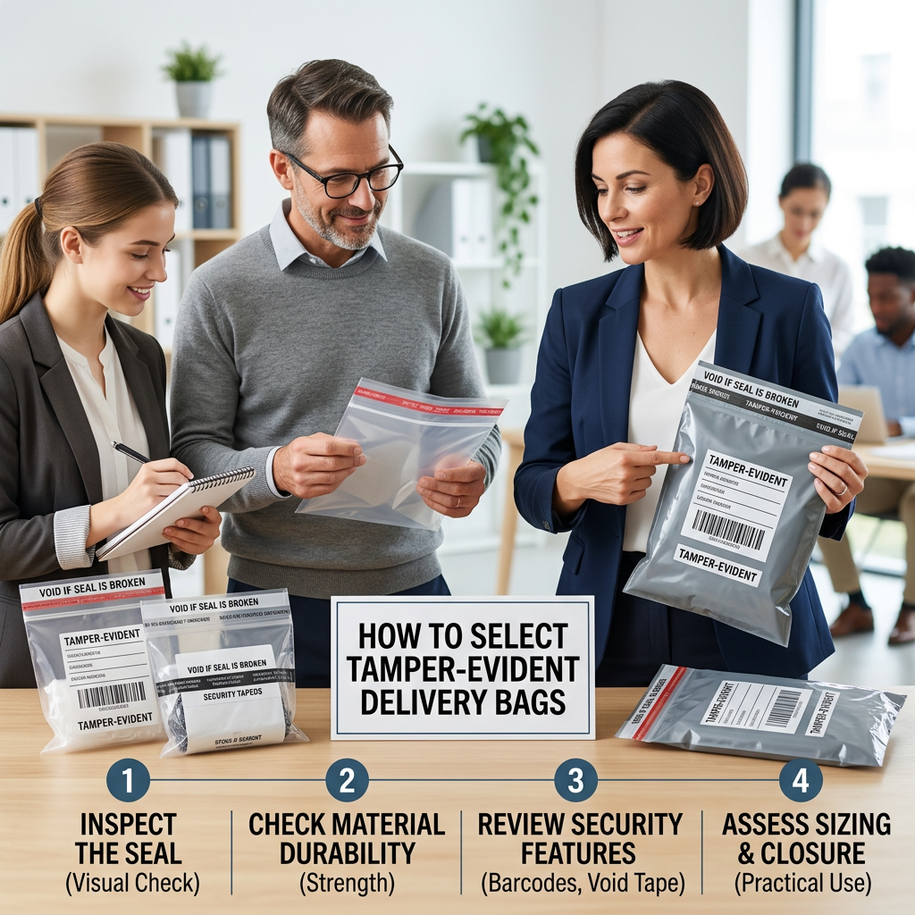 How to Select Tamper-Evident Delivery Bags